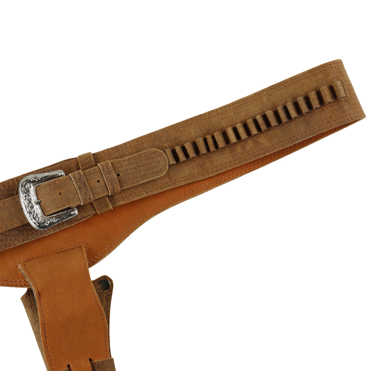 Holstergürtel Westernholster Echt Leder Lederholster Holster Rindleder Braun "Rustic-Oak"