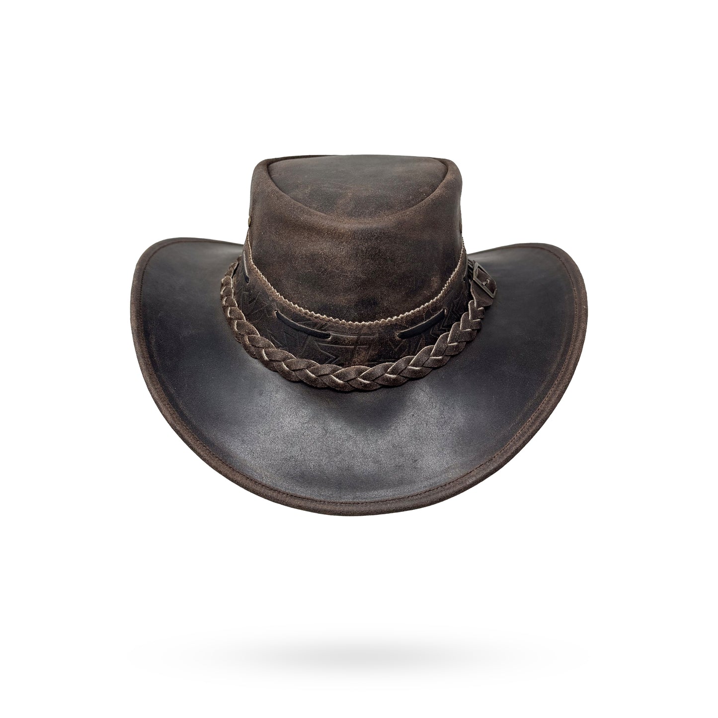 Lederhut Western Cowboy – Outdoor Hut Reiten, Wandern & Abenteuer Iron Bark