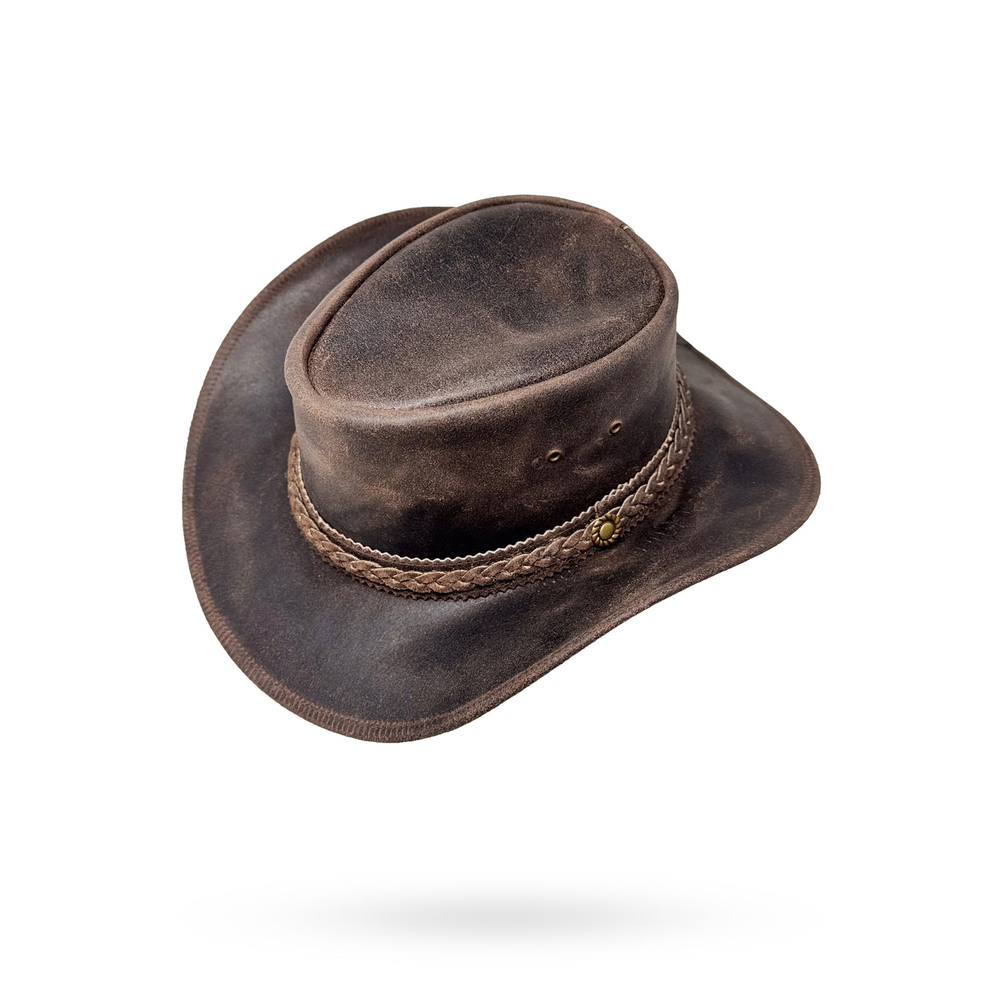 Lederhut Western Cowboy – Outdoor Hut Reiten, Wandern & Abenteuer Dusty Trail