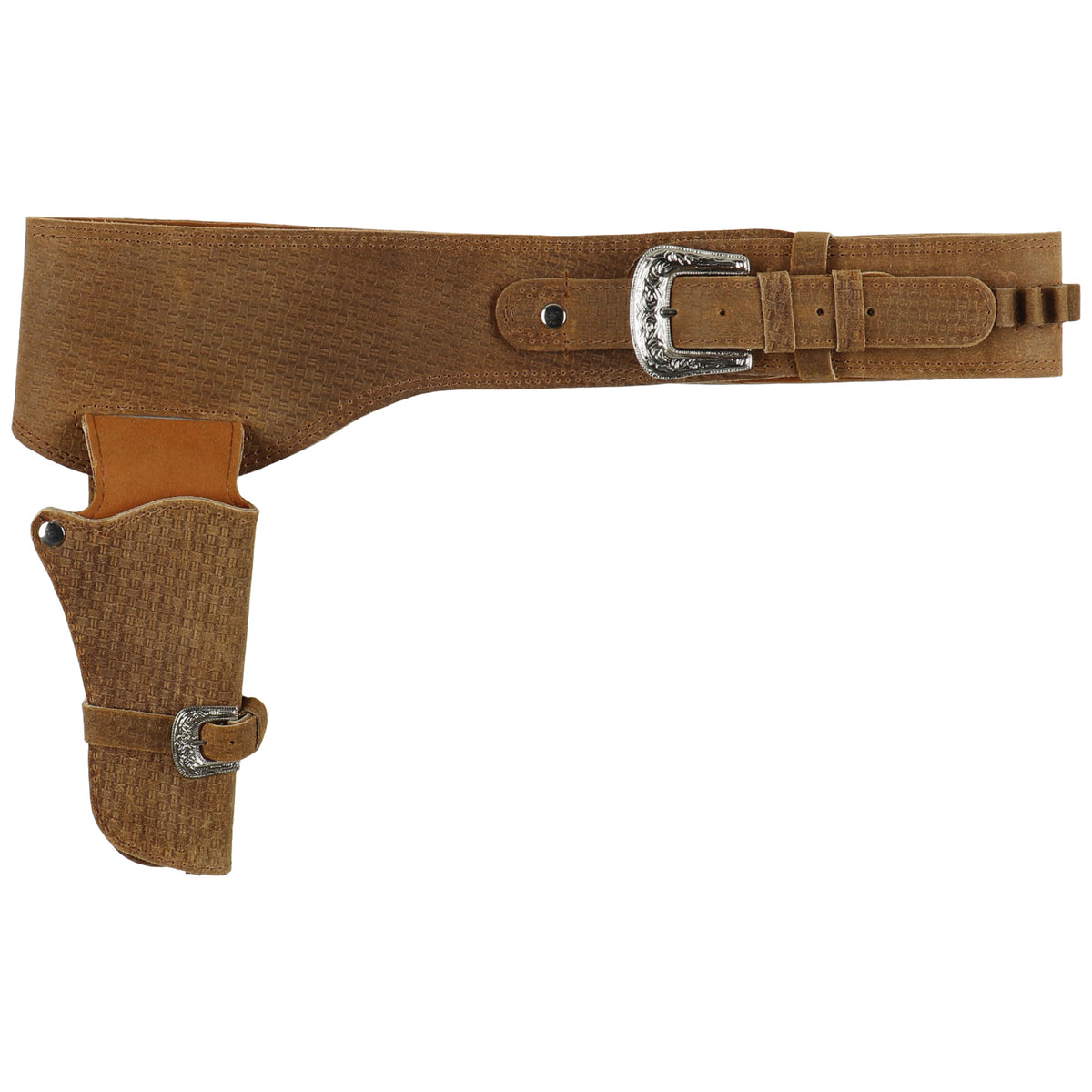 Holstergürtel Westernholster Echt Leder Lederholster Holster Rindleder Braun "Rustic-Oak"