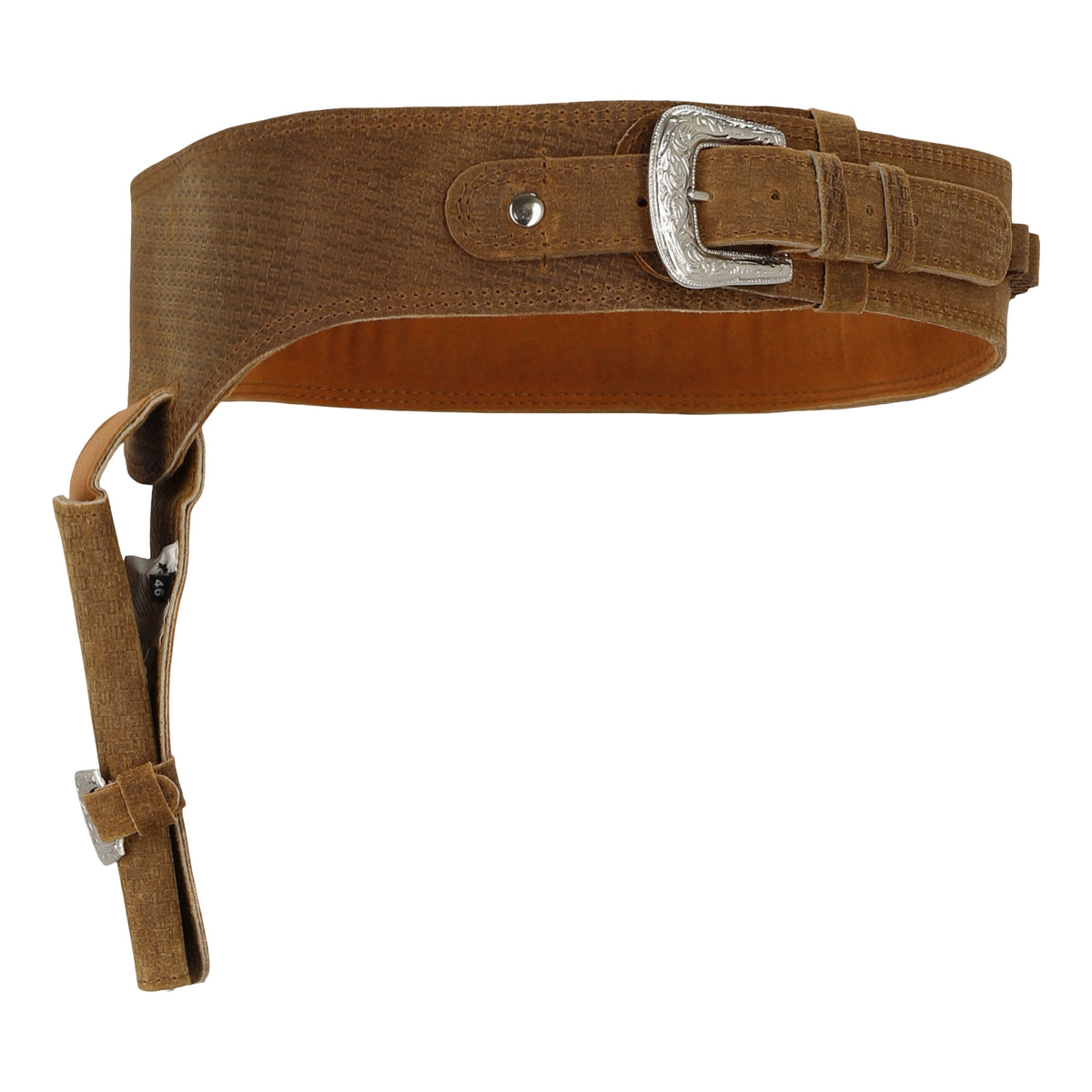 Holstergürtel Westernholster Echt Leder Lederholster Holster Rindleder Braun "Rustic-Oak"