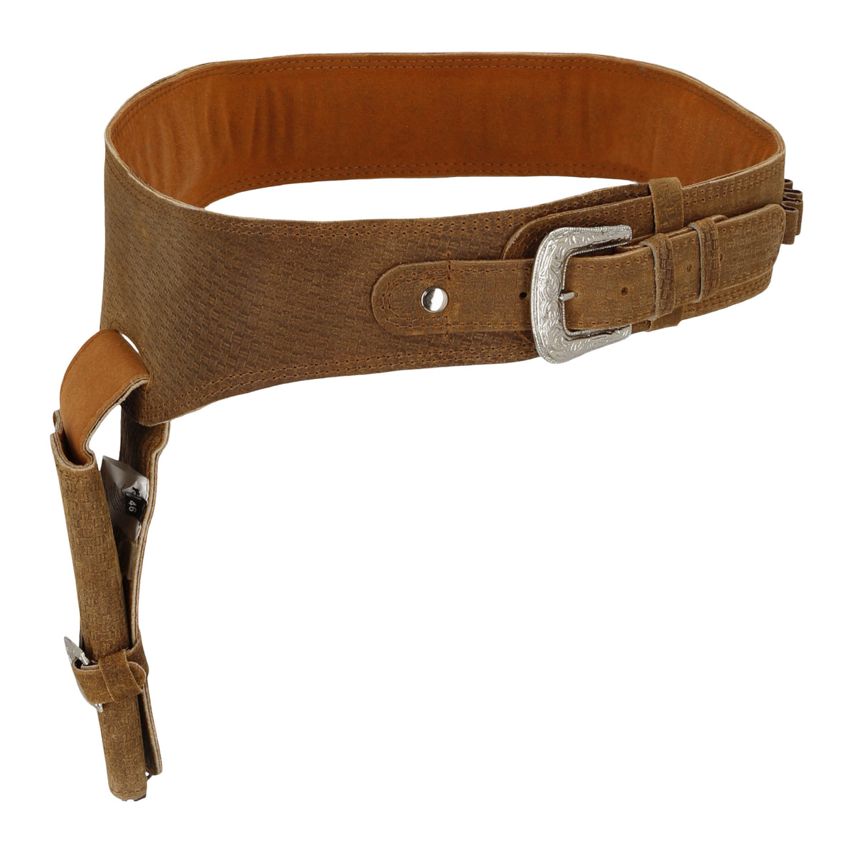 Holstergürtel Westernholster Echt Leder Lederholster Holster Rindleder Braun "Rustic-Oak"
