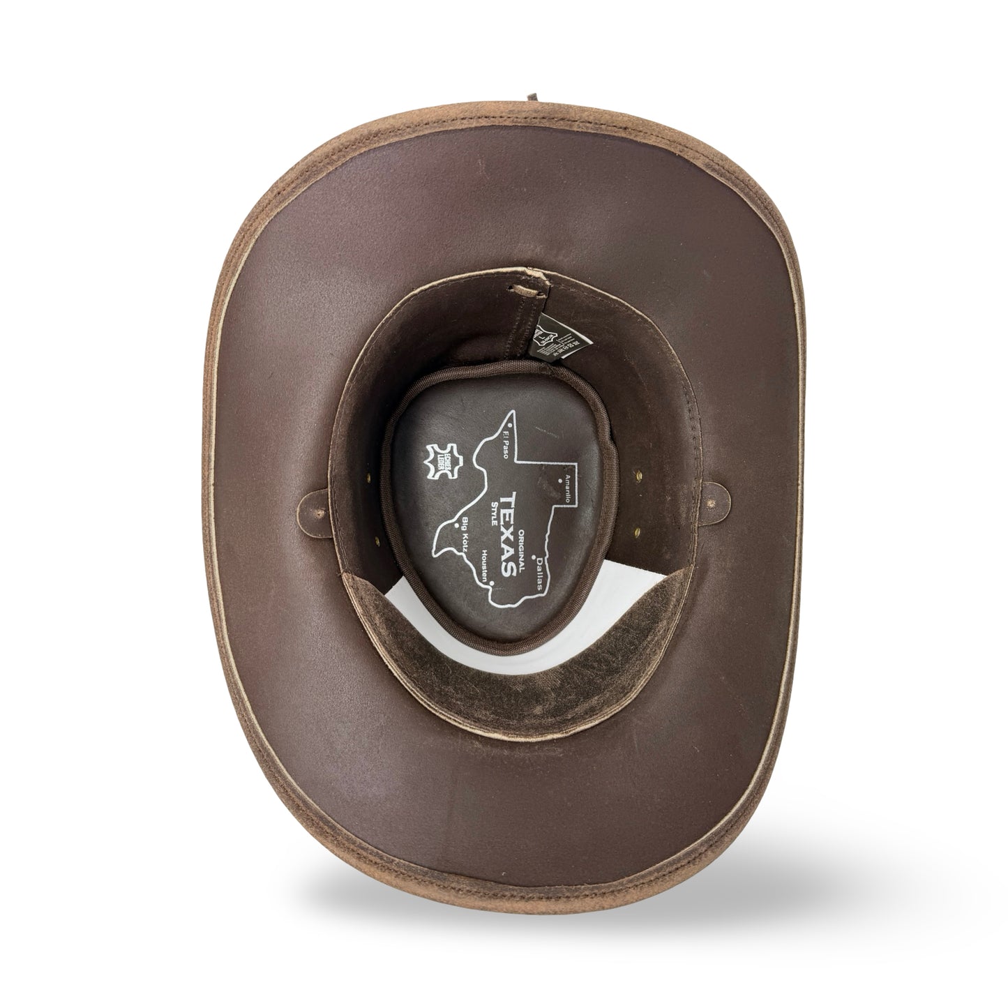 Darkwood – Premium Lederhut aus Crazy Horse Echtleder | Cowboyhut & Westernhut für Damen und Herren