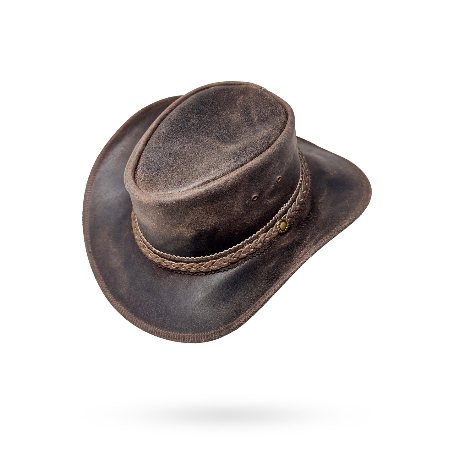 Lederhut Western Cowboy – Outdoor Hut Reiten, Wandern & Abenteuer Dusty Trail