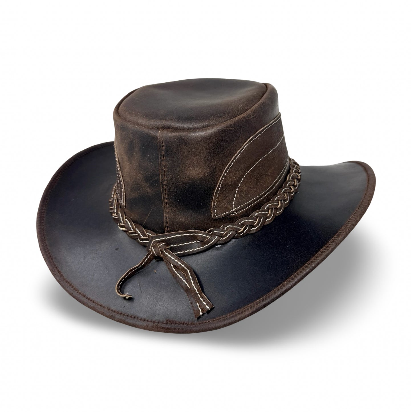 Cointrail – Premium Lederhut aus Crazy Horse Echtleder | Cowboyhut & Westernhut für Damen und Herren