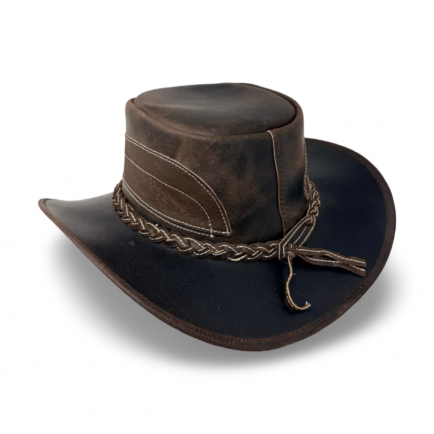 Cointrail – Premium Lederhut aus Crazy Horse Echtleder | Cowboyhut & Westernhut für Damen und Herren