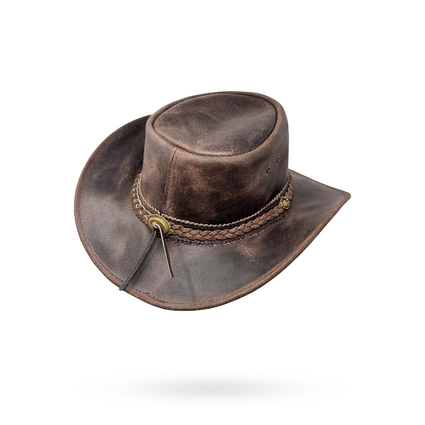 Lederhut Western Cowboy – Outdoor Hut Reiten, Wandern & Abenteuer Dusty Trail