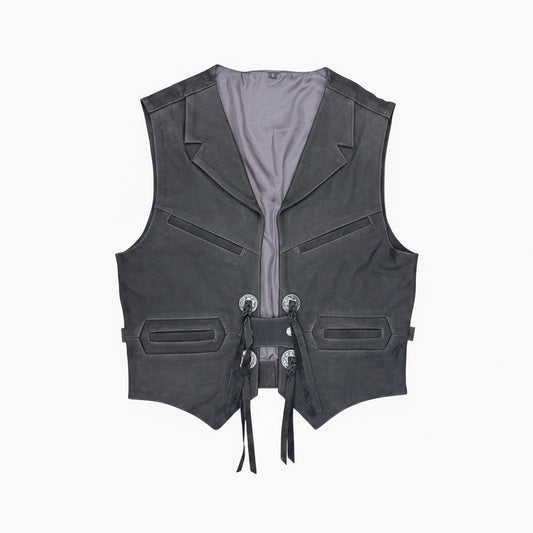 Lederweste aus Echtleder – Westernweste | Bikerweste | Cowboy Style | S–XXL