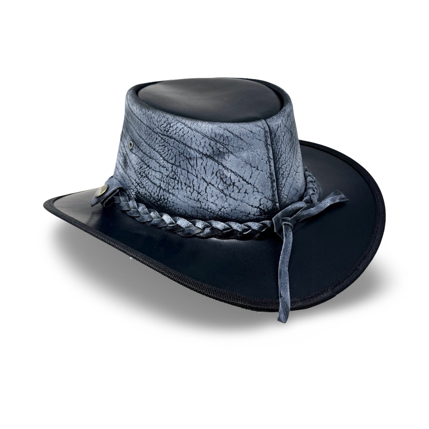 Lederhut Western Cowboy – Outdoor Hut Reiten, Wandern & Abenteuer Steelash