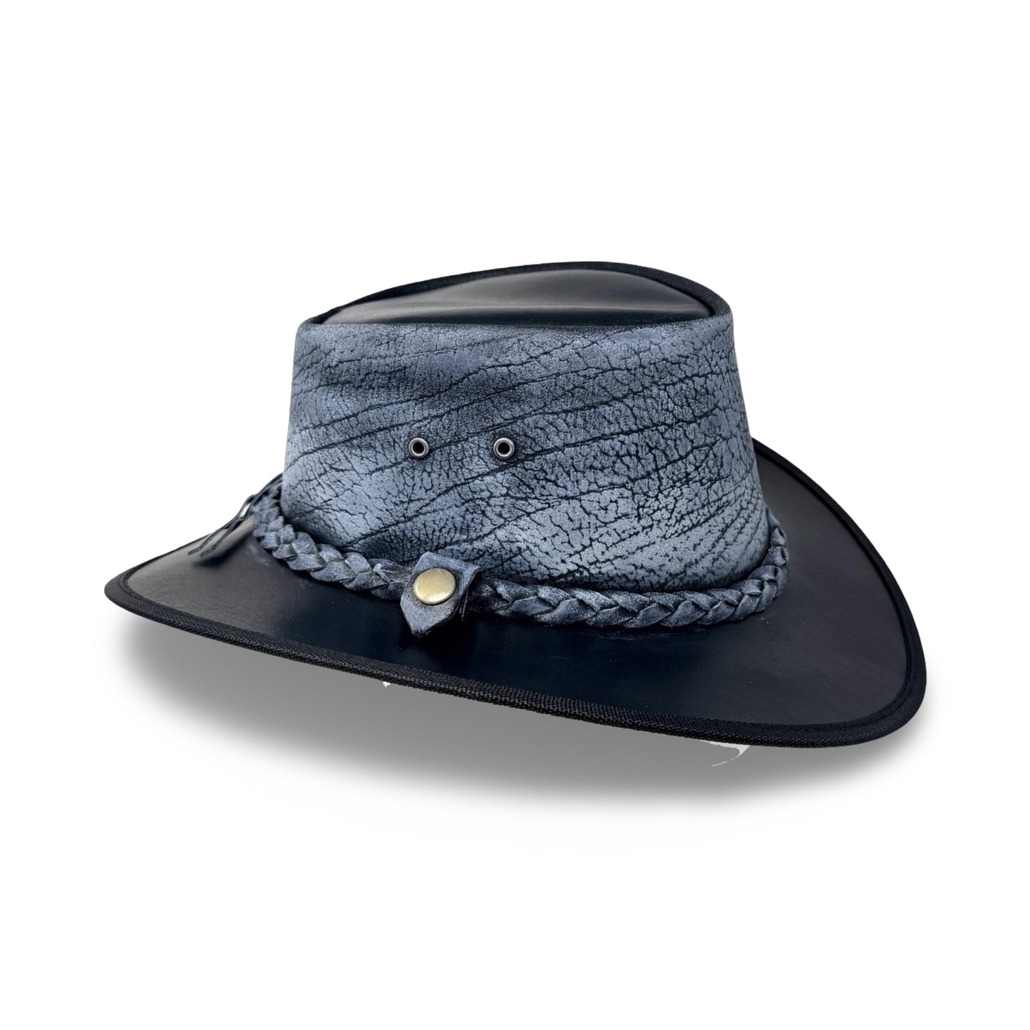 Lederhut Western Cowboy – Outdoor Hut Reiten, Wandern & Abenteuer Steelash