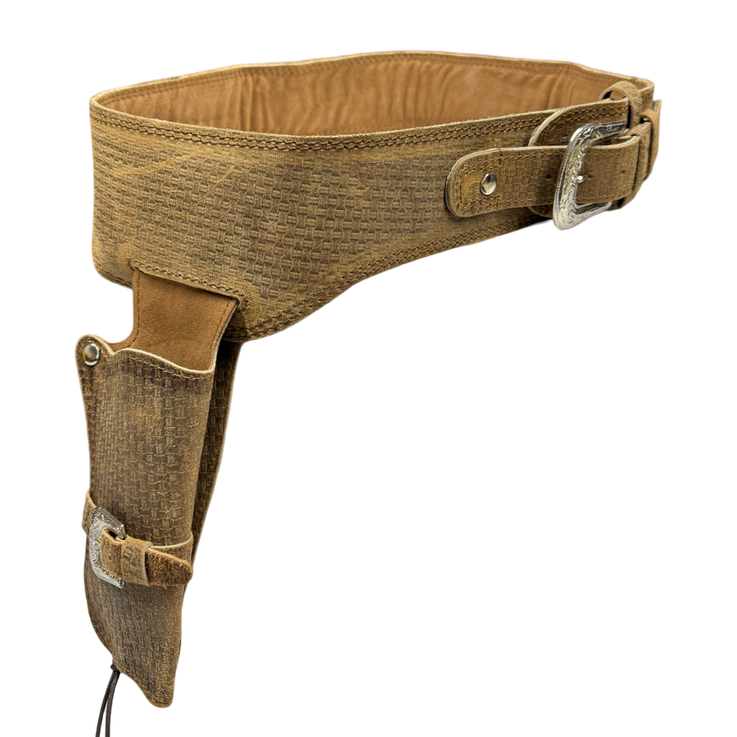 Holstergürtel Westernholster Echt Leder Lederholster Holster Rindleder Braun "Rustic-Oak"