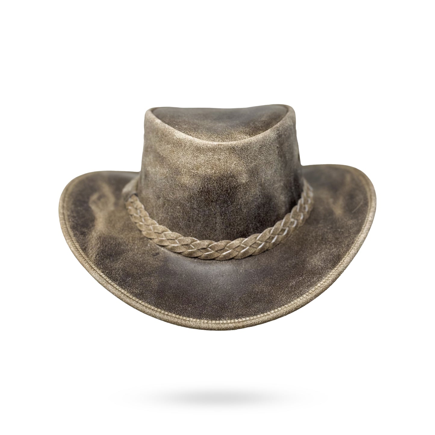 Lederhut Western Cowboy Unisex – Outdoor Hut für Reiten, Wandern & Abenteuer