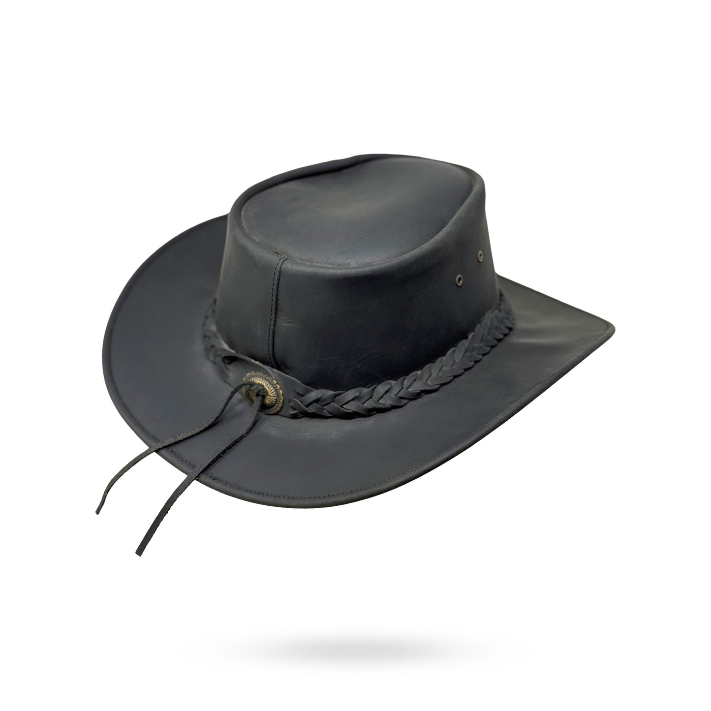 Lederhut Western Cowboy Unisex – Outdoor Hut für Reiten, Wandern & Abenteuer