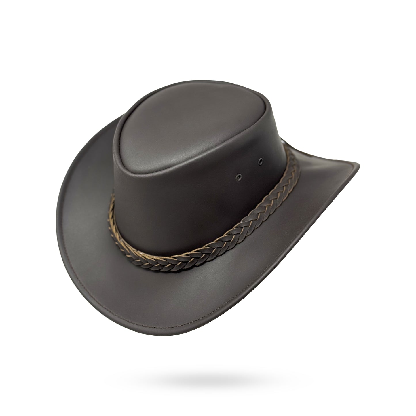 Lederhut Western Cowboy Unisex – Outdoor Hut für Reiten, Wandern & Abenteuer