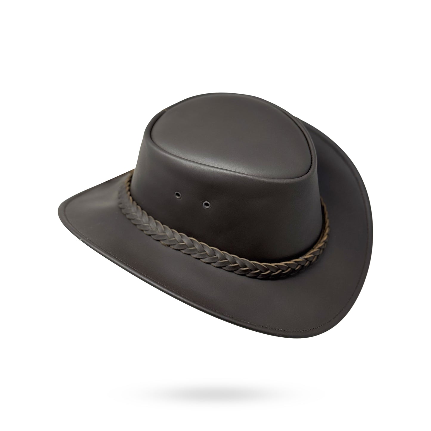 Lederhut Western Cowboy Unisex – Outdoor Hut für Reiten, Wandern & Abenteuer