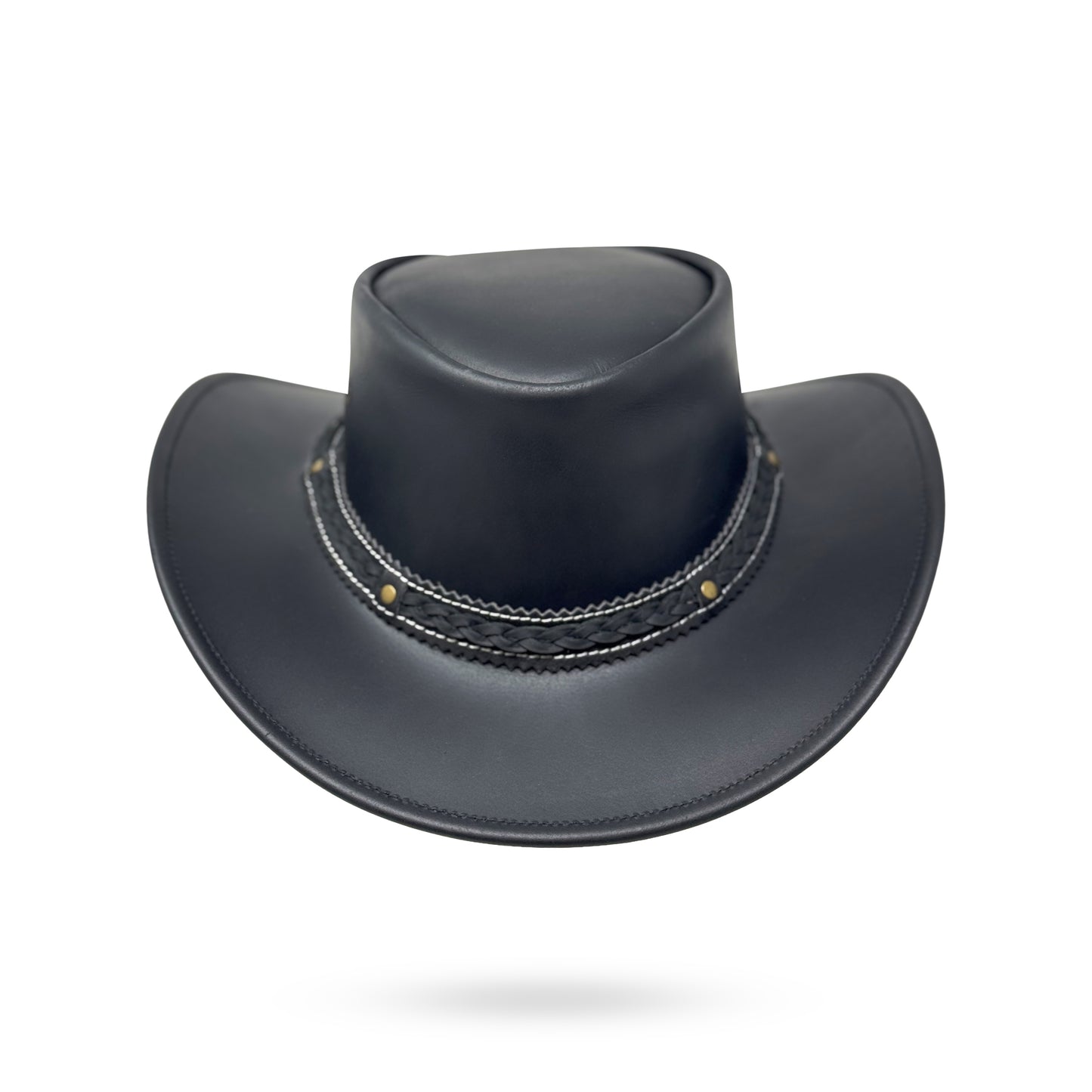 Lederhut Western Cowboy Unisex – Outdoor Hut für Reiten, Wandern & Abenteuer