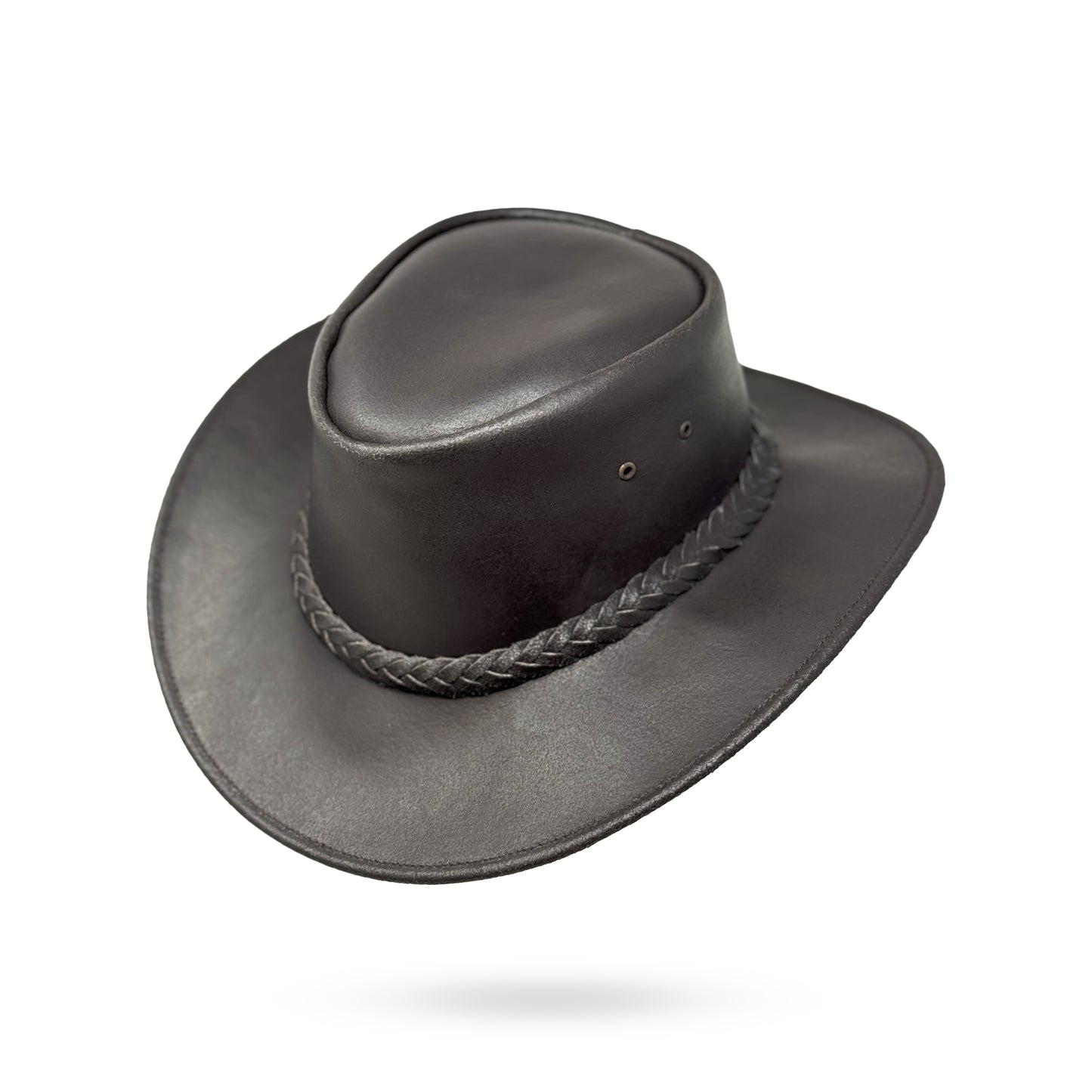 Lederhut Western Cowboy Unisex – Outdoor Hut für Reiten, Wandern & Abenteuer