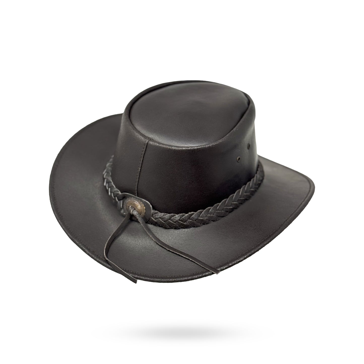 Lederhut Western Cowboy Unisex – Outdoor Hut für Reiten, Wandern & Abenteuer