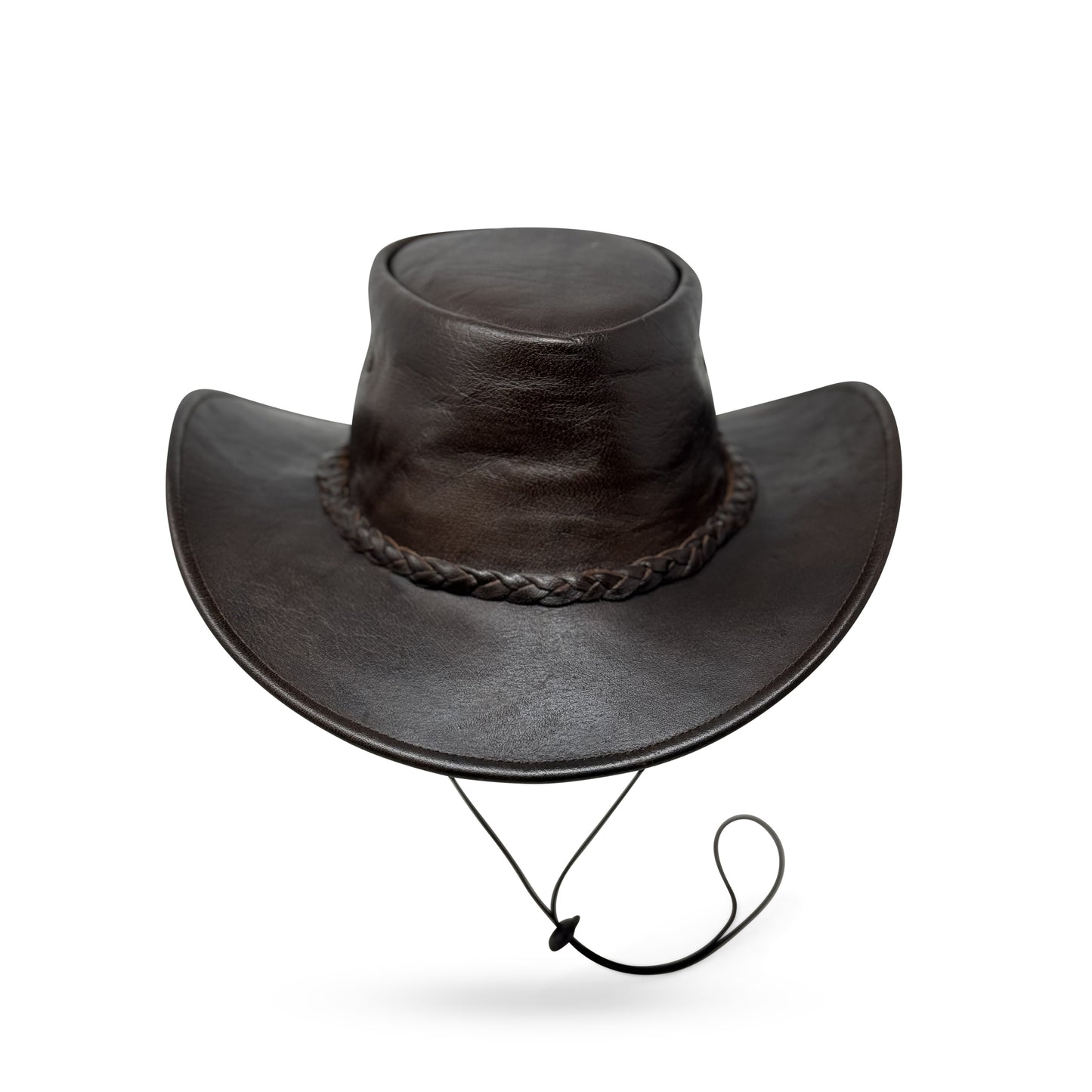 Lederhut Western Cowboy Unisex – Outdoor Hut für Reiten, Wandern & Abenteuer