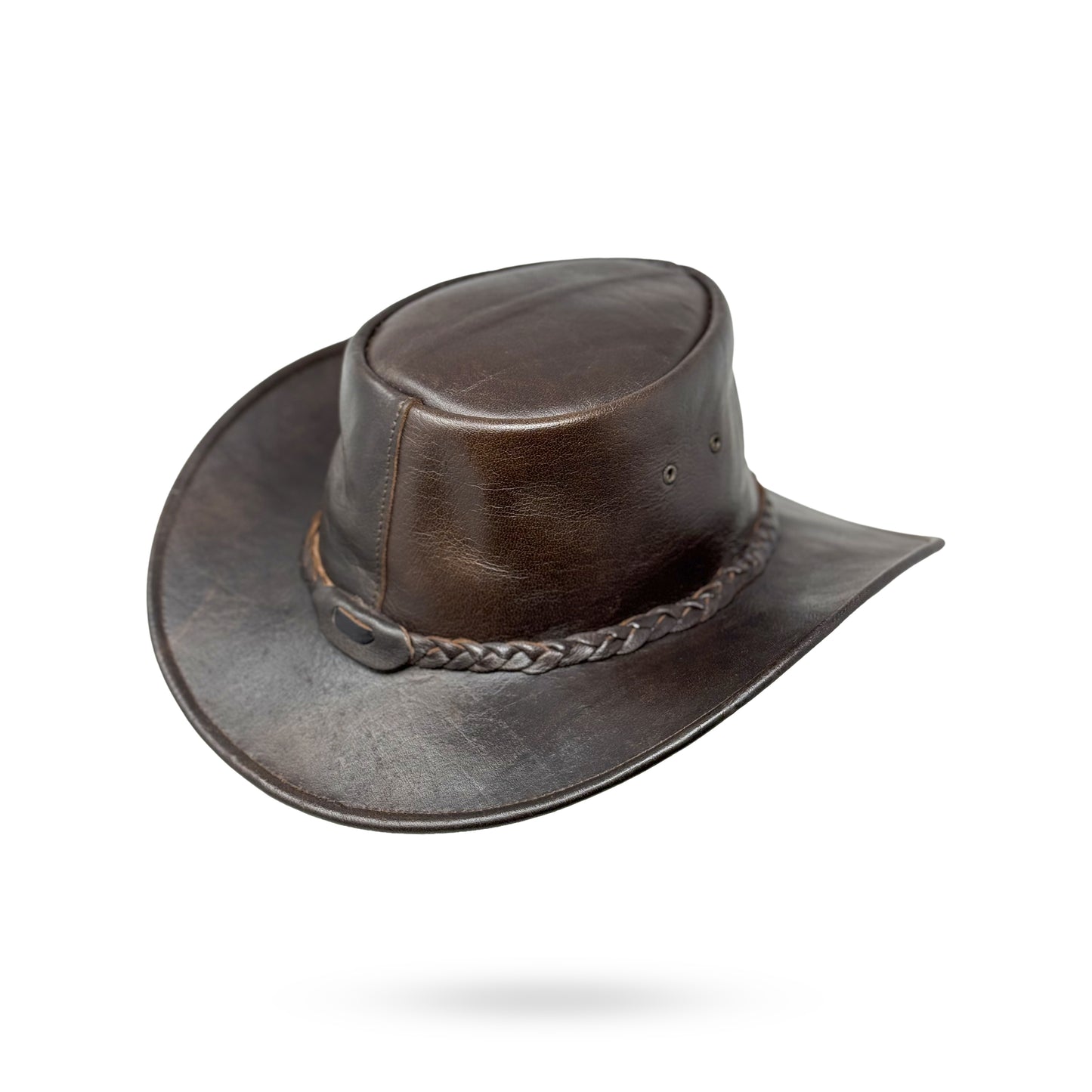 Lederhut Western Cowboy Unisex – Outdoor Hut für Reiten, Wandern & Abenteuer