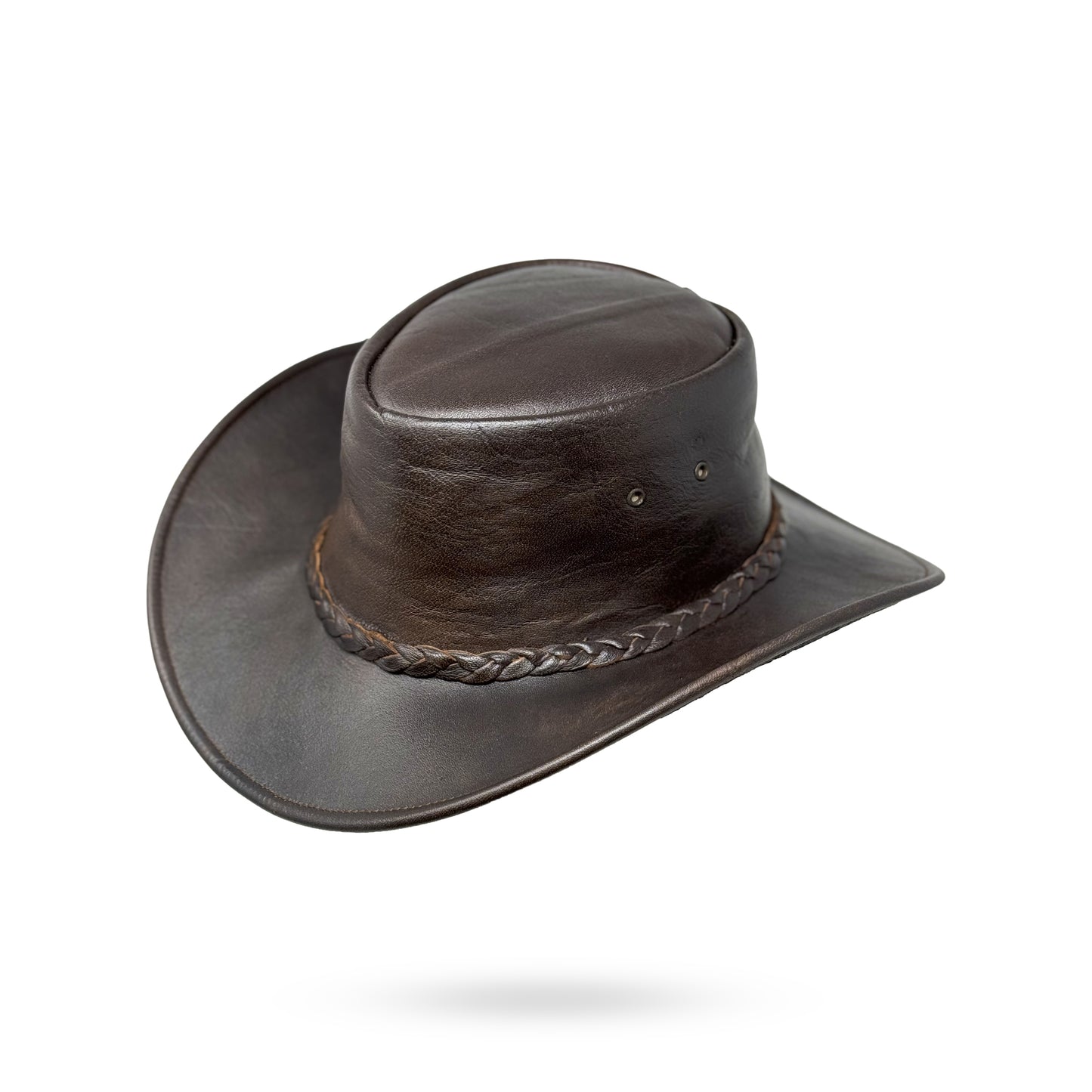 Lederhut Western Cowboy Unisex – Outdoor Hut für Reiten, Wandern & Abenteuer