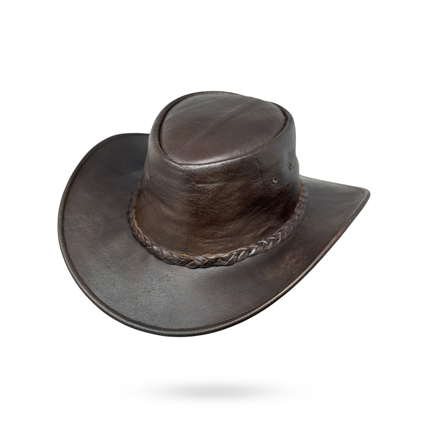 Lederhut Western Cowboy Unisex – Outdoor Hut für Reiten, Wandern & Abenteuer