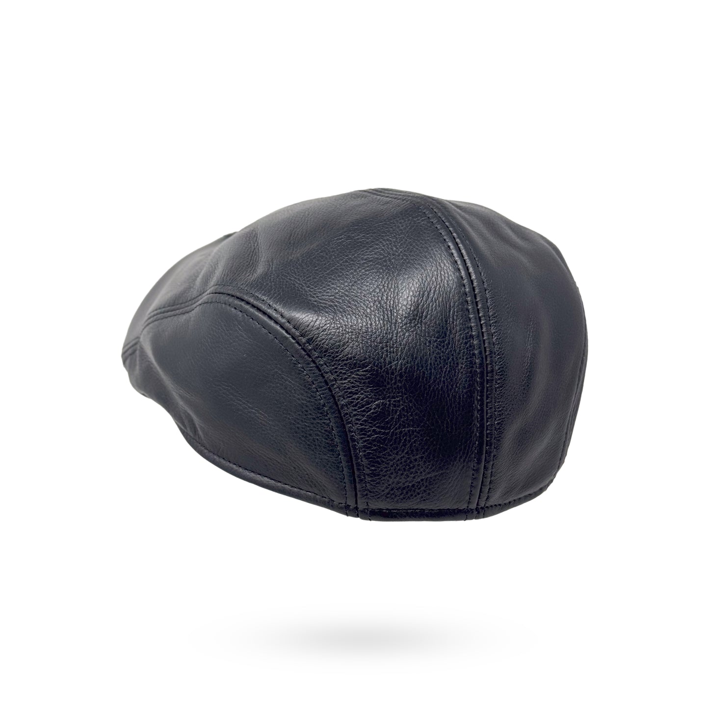 Herren Schiebermütze Flatcap Mütze Echt Leder Ledermütze Kappe Cap Schirmmütze